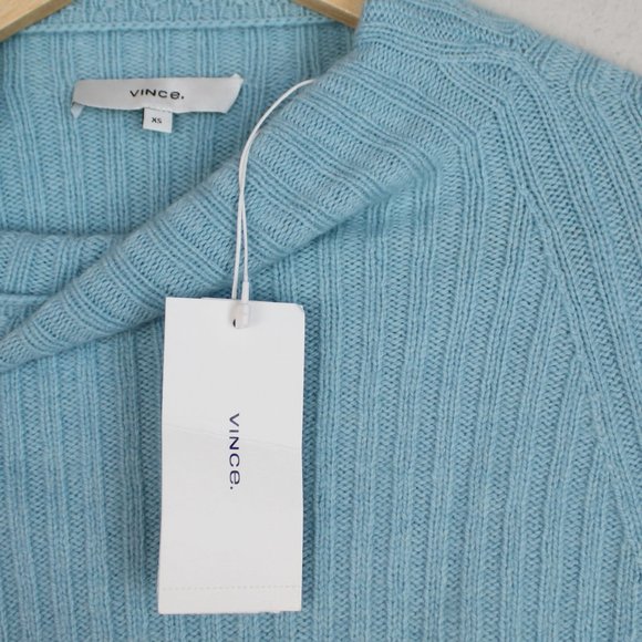 NWT Vince Wool Cashmere Mock Neck Sweater - Picture 4 of 16